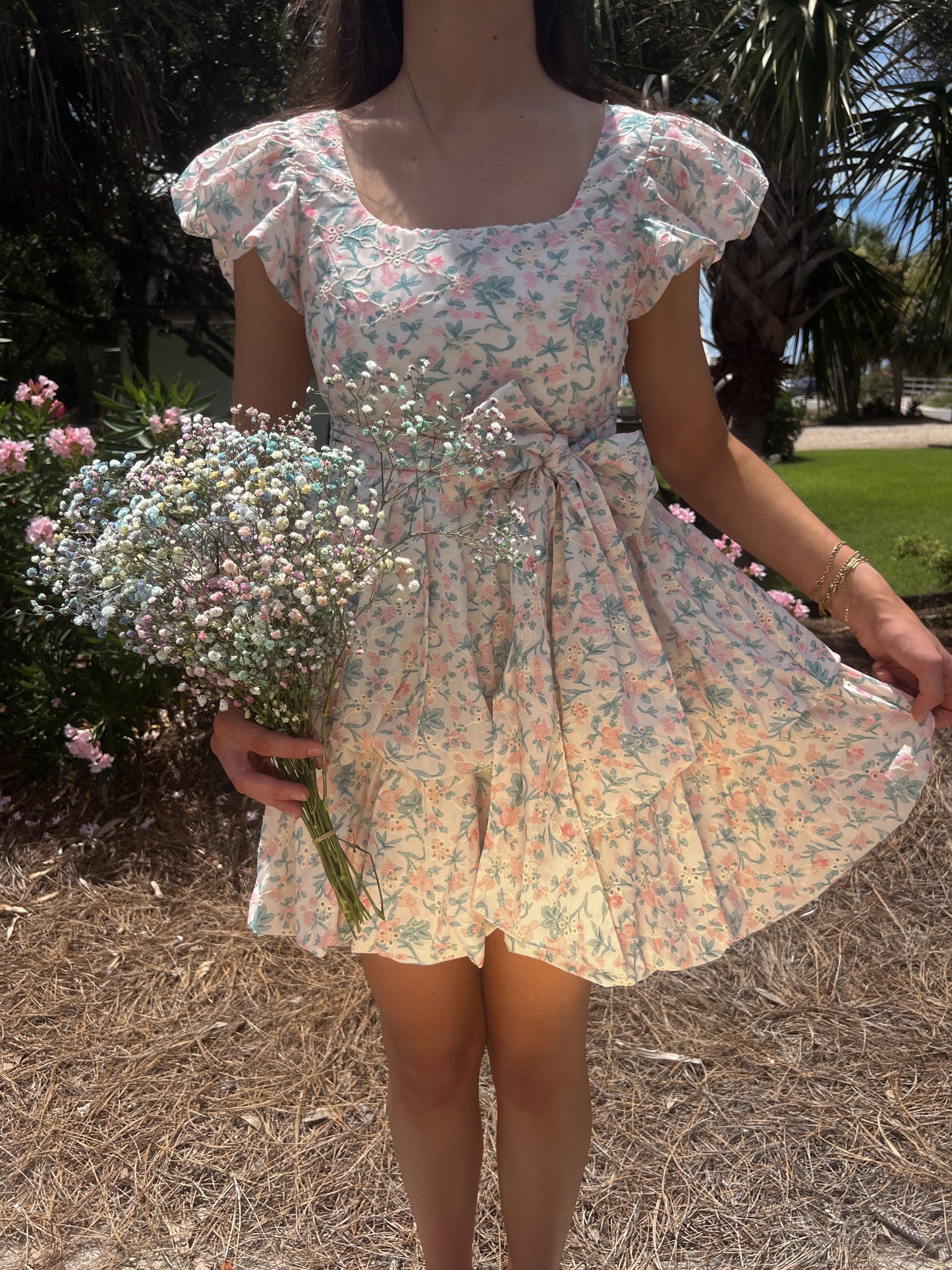 Rosie Bubble Bow Dress