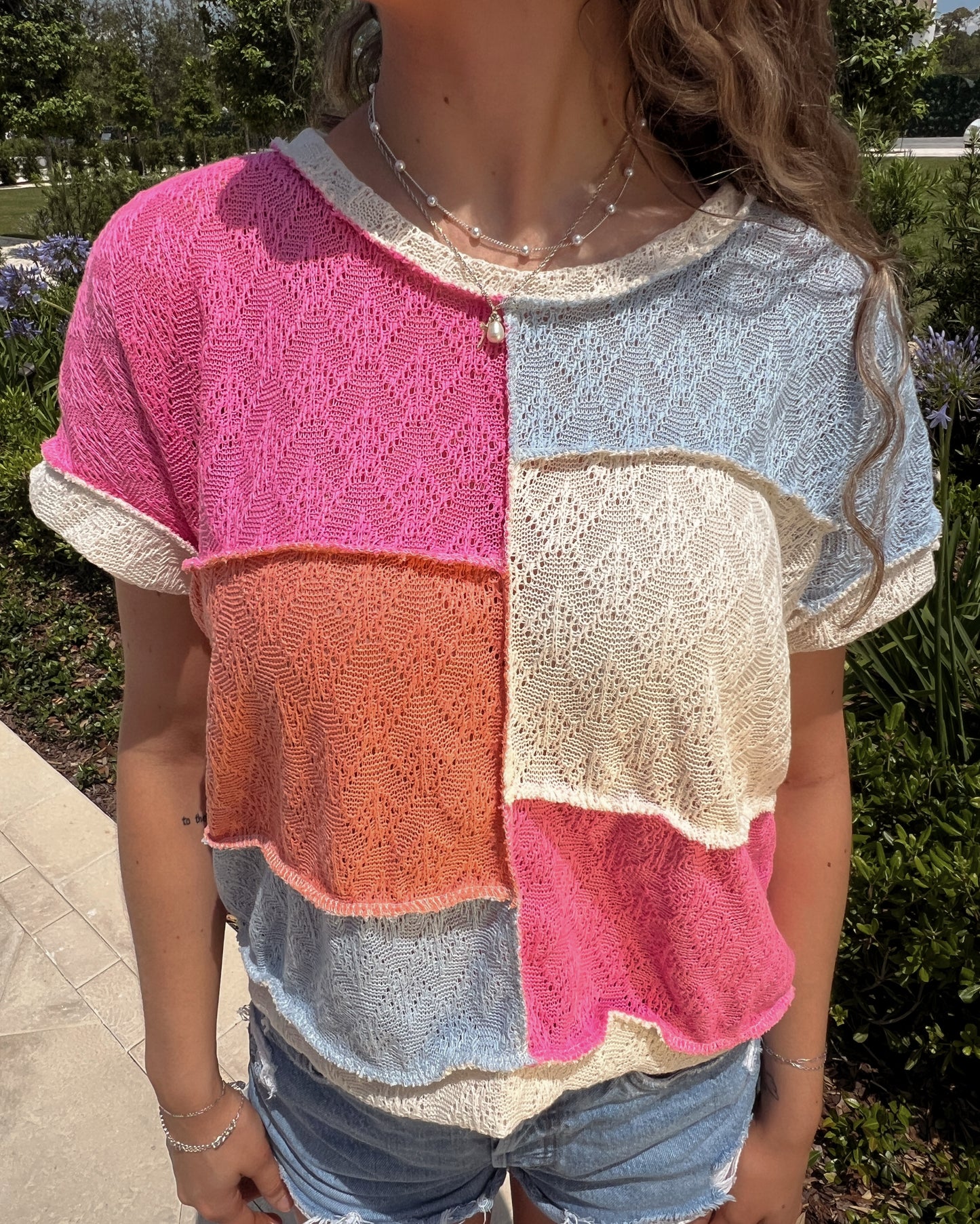 Breezy Color-Block Top - Multi Color